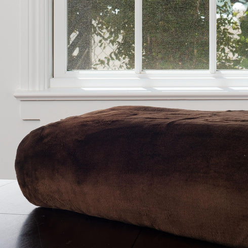 91x81 7.8lb Bedford Home Faux Fur Throw Blanket - Oversized Soft Mink-Style, Machine-Washable Bedding - Heavy Throw