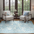 Bavni Vintage Floral Rugs 6x9, Washable Area Rug with Non Slip Backing,