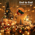 12.5ft 50 Count Bulb Toodour Clear Christmas Lights, Incandescent Indoor Outdoor String Lights, UL Certified