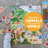 1-3 3-5 Curious Columbus Zoo Animals Fridge Toddler Magnets for Year Olds | Large Foam Refrigerator Magnets for Kids