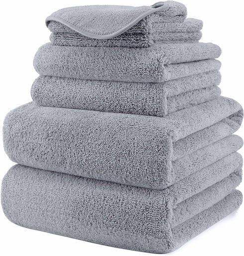 POLYTE Oversize, 60 x 30 in., Quick Dry Lint Free Microfiber Bath