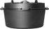 Pre-Seasoned Cast Iron Camping Dutch Oven, 6 Quart Pot with Lid Tripod for Outdoor Cooking