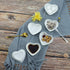 Heart-shaped Multipurpose Ceramic Sauce Dish - Seasoning Dishes Sushi Dipping Bowl Appetizer Plates (Set of 4)