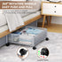 PHINOX Under Bed Storage Containers with Wheels, 2 Pack for Bedroom Clothes, Shoes, Blankets Organizer Drawer