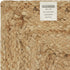 COTTON CRAFT Jute Area Rug - 100% Braided Jute, Neutral Reversible, Small 22x34 Rug for Kitchen, Living Room, Bedroom