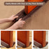 GDHOMM Under Door Draft Stopper, Adjustable Weather Stripping Gap Filler & Seal, Coffee