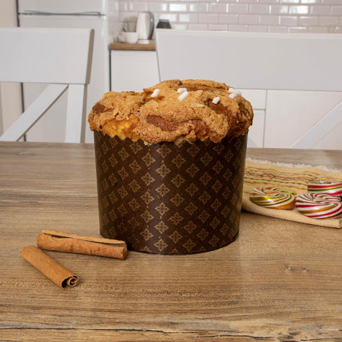 Paska Mold Kulich Panettone Mold, 12 Pack 15oz Easter Bread Paper Mold, Large Panettone Baking Molds, 5.1x3.35-in