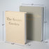 Wondr Products Set 2 Decorative Linen Storage Books of Aesthetic Faux Book Keepsake Box with Hidden Magnetic Closure