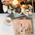 20 Counts 6.5 x 6.5 inches 3-Ply Tan Floral Decorative Napkins for Decoupage, Eco-Friendly & Biodegradable Nature