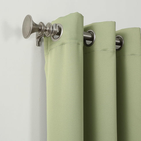 Sun Zero Easton Energy Saving Blackout Grommet Curtain Panel, 40" x 84", Sage Green Color