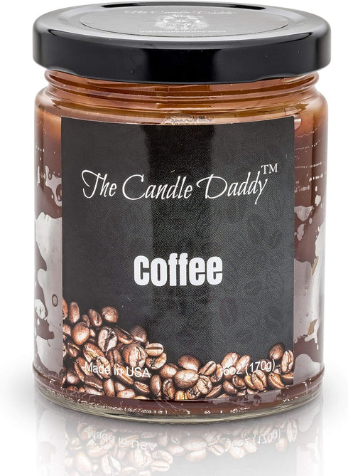 Coffee Scented Candle in 6 oz Jar - Up to 40 Hour Burn