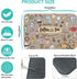 Super Absorbent Coffee Bar Mat Accessories for Countertop, Anti-Slip Silicone Dish Drying Pad for Coffee Maker
