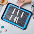 3PCs GUY DREAM Perforated Silicone Baking Mat 11-4/5" x 15-3/4" - 1 Choux Mat, 1 Eclair Mat and 1 Blank Mat for Baking Cookie- Steaming Mesh For Half Size Cooking Sheet- Non-Stick Reusable Oven Liner by GUY.DRE.MAT