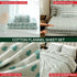 4-Piece 100% Set Cozy Elegant Comfort Ultra Soft Turkish Cotton Flannel Sheet - Holiday Christmas Flannel Sheets, Warm