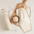 14 10.5-Inches HIC Kitchen Tapered-Shaped Oat Milk Bag, Natural Unbleached Cotton, x