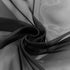 Black Scarf Valances for Windows - 144 Inch Sheer Curtain Scarf Swag, Draping Fabric for Bed Canopy Curtains 52Wx144L