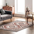 nuLOOM Leighton Machine Washable Southwestern Medallion Accent Rug, Ultra Thin, 2x3, Beige for Indoor Use