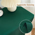 2 Pack 24X24 Inch Small Square Table Cloth Green Tablecloth Washable Polyester Solid Table Cover for Night Stand End
