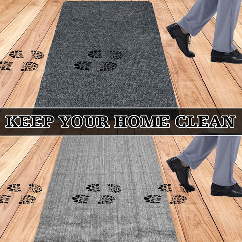 Doormats Outdoor, 17" x 30" Front Door Mat, Heavy Duty Absorbent Doormat for Kitchen, Entry, Patio