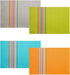SHACOS Placemats Set of 4 Colorful Woven Vinyl Place Mats for Dining Table, Reversible