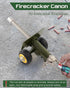4 lbs Firecracker Cannon, Stainless Steel Mini Cannon Model Shoots Firecrackers, Military Collectible Ornaments, Robust