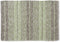 DII Woven Rag Rug Collection, Recycled Yarn Variegated Rustic Stripe, 2x3', Artichoke