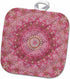 3D Rose Matar Mandala Pot Holder, 8" x 8"