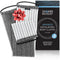 Japanese Exfoliating Washcloth for Back & Body 2-Pack - Charcoal & Silver