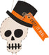 Mud Pie Skeleton Halloween Door Hanger, 65", White (40060032T)