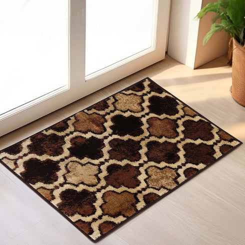 Superior Indoor Small Area Rug, Jute Backed, Perfect for Living/ Dining Room,
