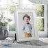 Icona Bay 4x6 Picture Frames, 3 Pack, Cloudy White Cape Cod Style Photo Frames for Table Top or Wall Mount