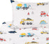 J-pinno Cozy Set 100% Set Dinosaur Construction Work Digger Cars Vehicle Cute Fun Twin Sheet for Kids Girls Children