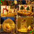 16FT 50 8 LED Fairy Lights Battery Operated with Timer, Modes USB Mini Twinkle Light, Small String Lights for Tree