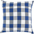 DII Decorative Square Throw Pillow Cover Collection, 18x18, Navy Gingham, 4 Piece