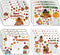 R HORSE Thanksgiving Coloring Placemats - 12Pcs Disposable Paper Game Coloring Table