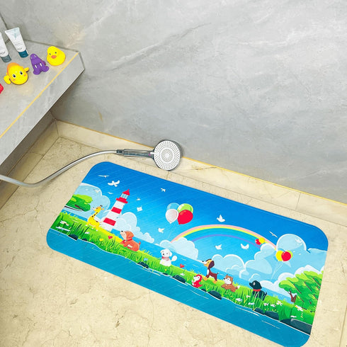 35x15,Machine BEEHOMEE Bath Mats for Tub Kids,Baby Toddler - Large Cartoon Non-Slip Bathroom Bathtub Anti-Slip Shower