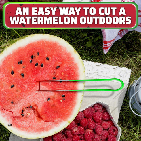 Watermelon Slicer Cutter Tool - Durable Stainless Steel Blade with Ergonomic Handle for Quick, Mess-Free Prep