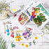 Nuanchu 200 Pcs Dried Pressed Flowers for Crafts, Natural Real Leaves Bulk for DIY Art Jewelry Making