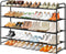 SLEEPING LAMB Long 4-Tier Shoe Organizer for Closet, Stackable Wide Shoe Rack
