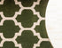 Unique Loom Trellis Collection Area Rug - Philadelphia (2' x 6' 1" Runner, Dark Green/Beige)