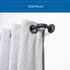 Sun Zero SN47073 Bronn Industrial Pipe Blackout Wrap Around Curtain Rod, 36-66" Adjustable Length