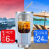 D·S 30oz Blue Tumbler, Stainless Steel Double Wall Vacuum Insulated Mug with Straw and Lid, Cleaning Brush