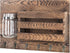 MyGift Wall-Mounted Burnt Wood Mail Holder Organizer with 6 Key Hooks & Mason Jar