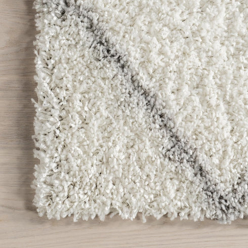 nuLOOM Tess Moroccan Shag Area Rug - 2x6 Runner Shag Rug for Living Room