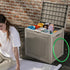 32 Package DWVO Gallon Resin Storage Box, Indoor Outdoor Deck Box for Delivery, Patio Cushions, Gardening Tools