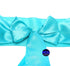 MDS Pack of 25 PCS Satin Chair Sashes, Charmeuse Sateen Dining Chair Bows, 7 x 108 Inch, Teal