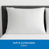 Set of 2 Standard/Queen AllerEase Pillow Protectors, Moisture Wicking, Advanced Allergy Protection, Zippered