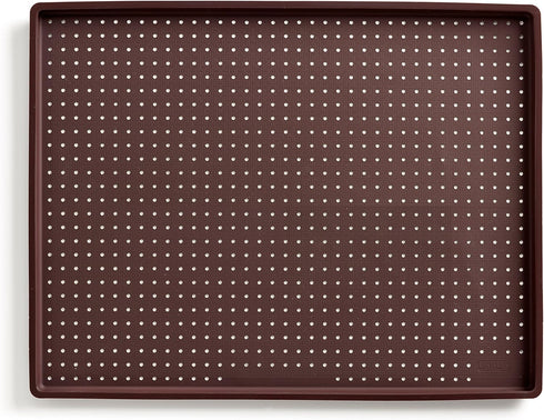 Lekue Micro Perforated Silicone Baking Pizza Mat, 15.7" x 0.59" x 11.8", Brown