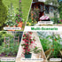 VRIEZOP 44" Spiral Frame Trellis for Climbing Plants Outdoor Indoor - Adjustable Heavy Duty Metal Garden Plant Support