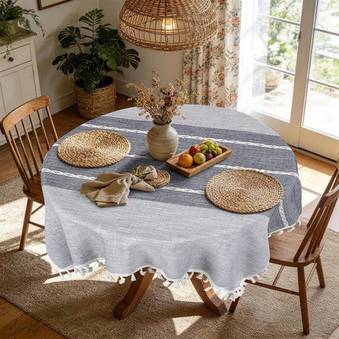 36 36 inch, Gray Square Tablecloth x Spring Rustic Farmhouse Grey Table Cloth, Small Linen Table Cover for Round Coffee